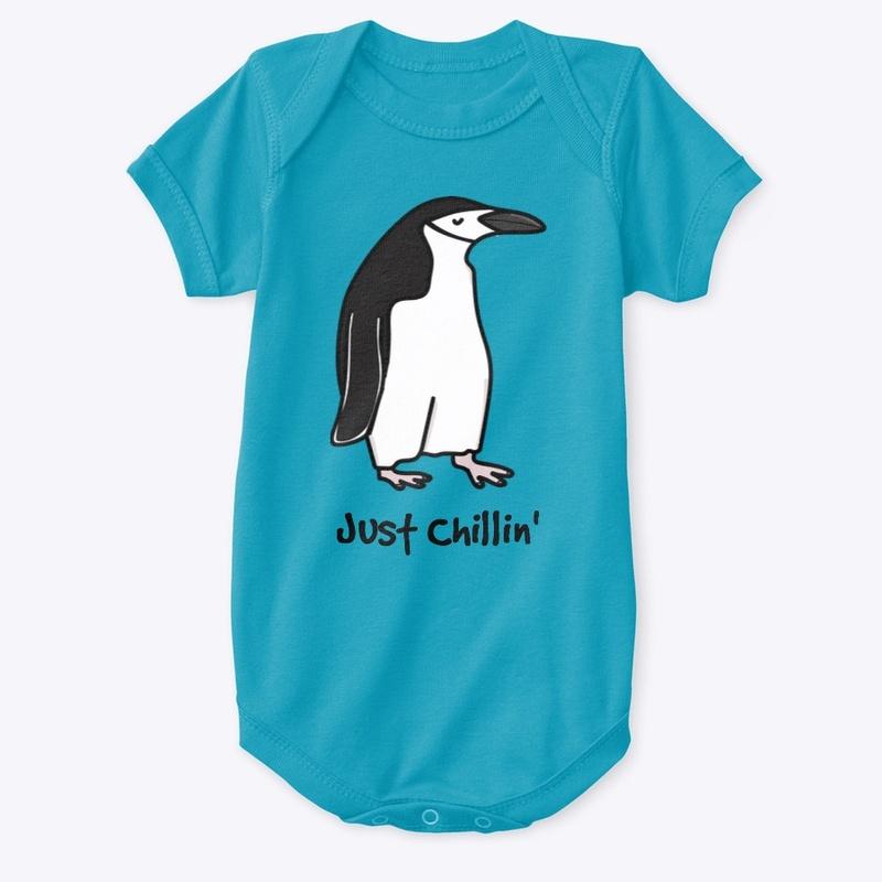 Just Chillin'  Penguin Onesie